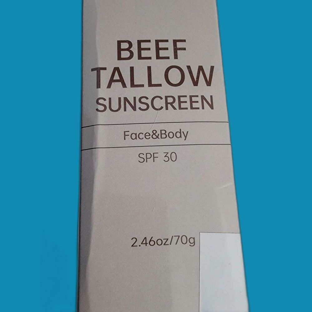 Beef Tallow Sunscreen for Face and Body